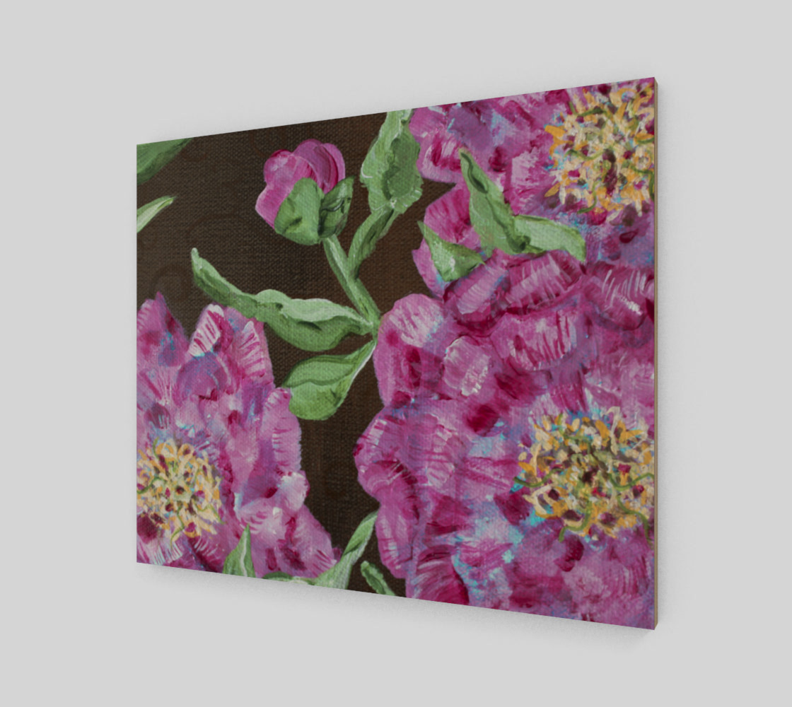 Japanese Peony Wall Art 24 x 20 preview #2