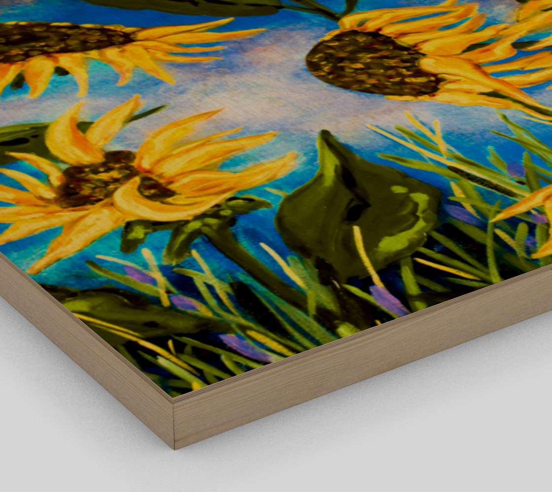 Vibrant Sunflowers 16 x 20 preview #3
