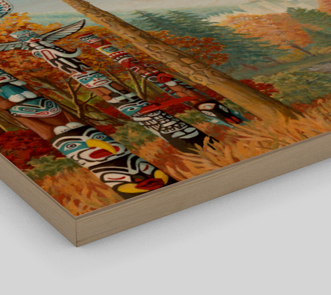Vancouver Canada Landscape Painting - Two Worlds Collide preview #3