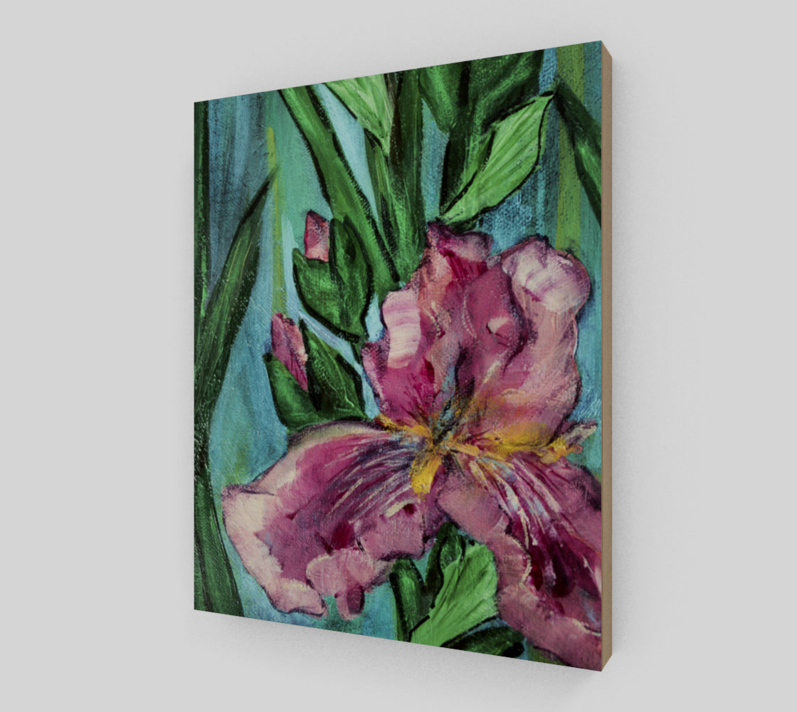 Pink Garden Iris 8 x 10 preview #2