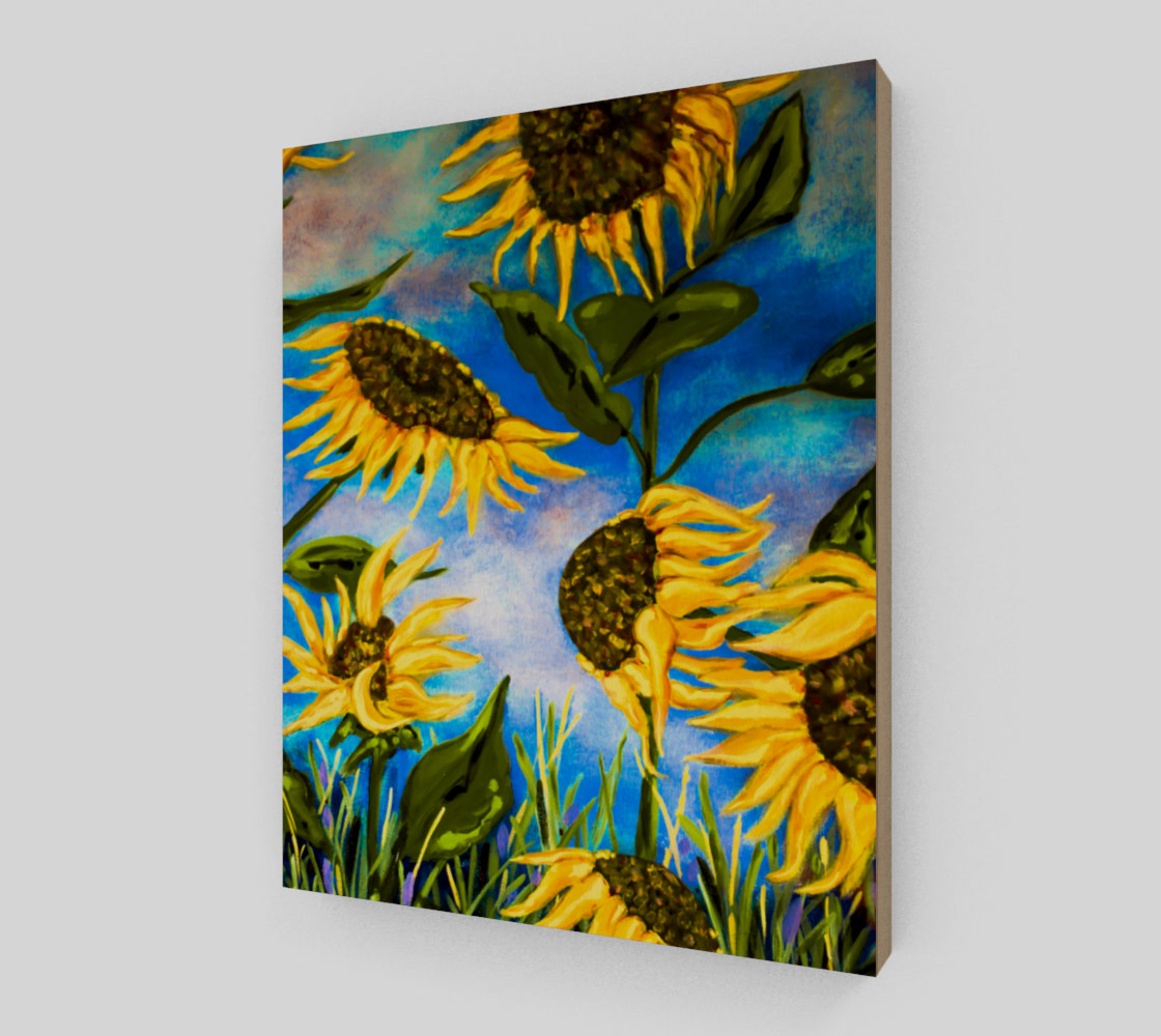 Vibrant Sunflowers 8 x 10 preview #2