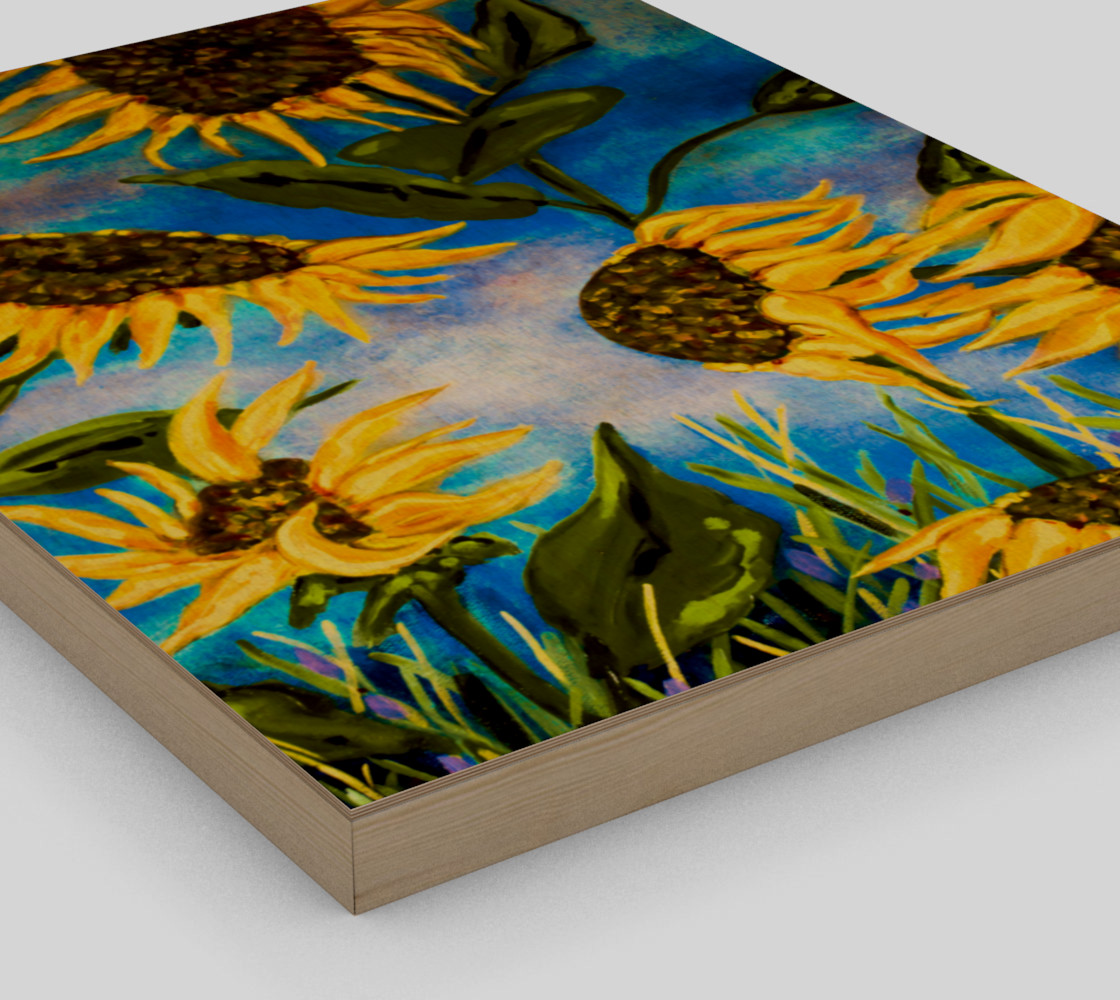 Vibrant Sunflowers 16 x 20 preview #3