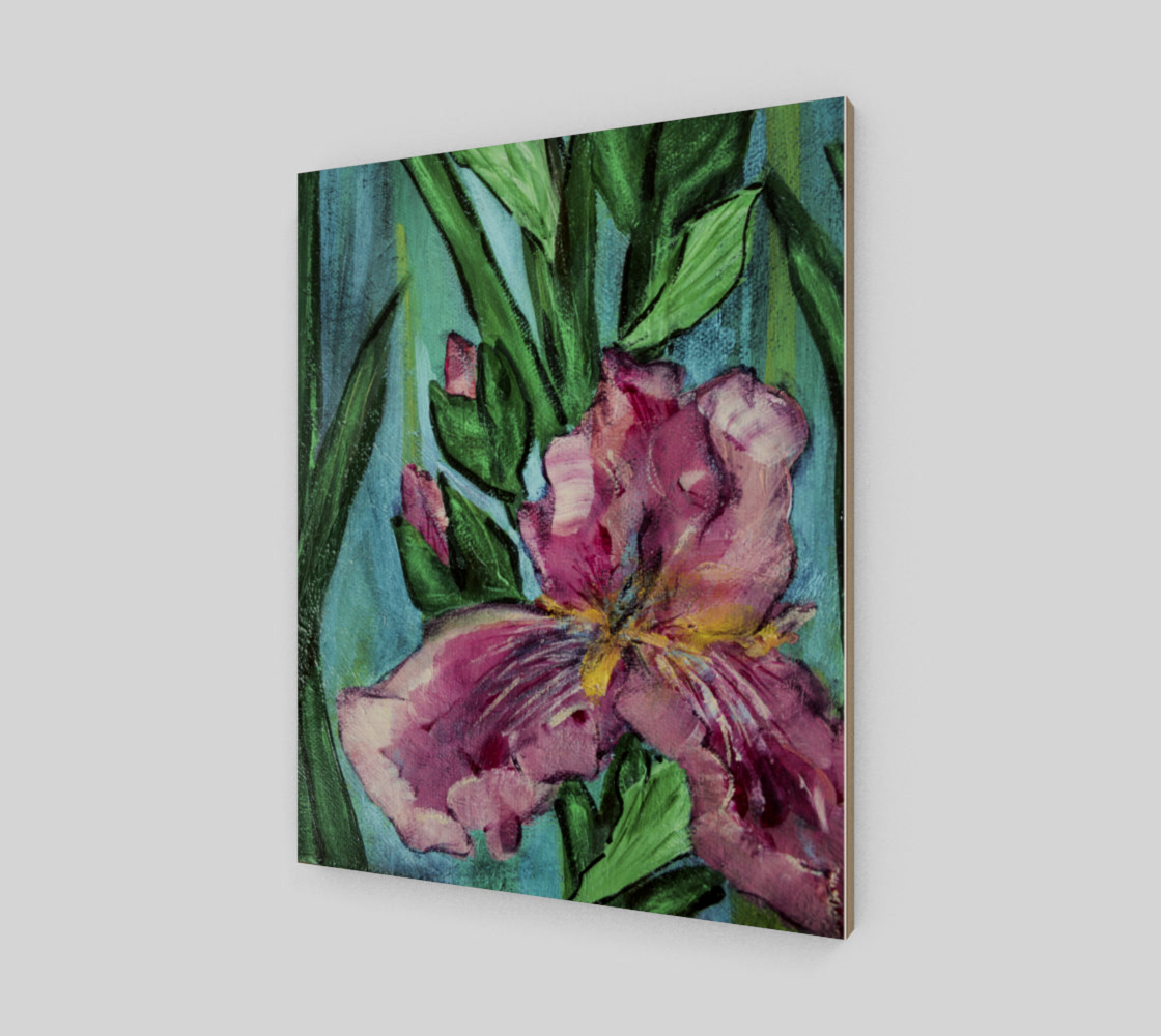 Pink Iris 16 x 20 preview #2