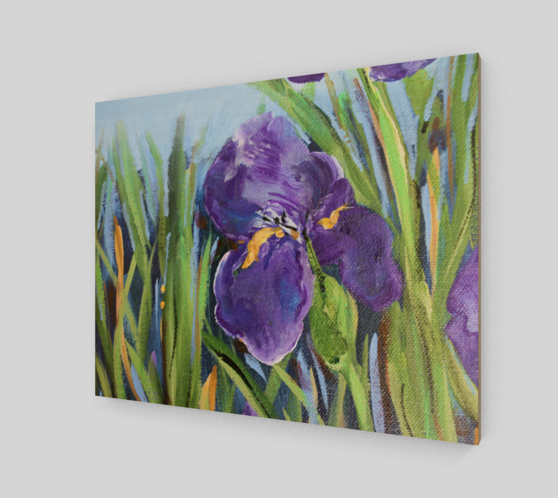 Purple Iris 20 x 16 preview #2