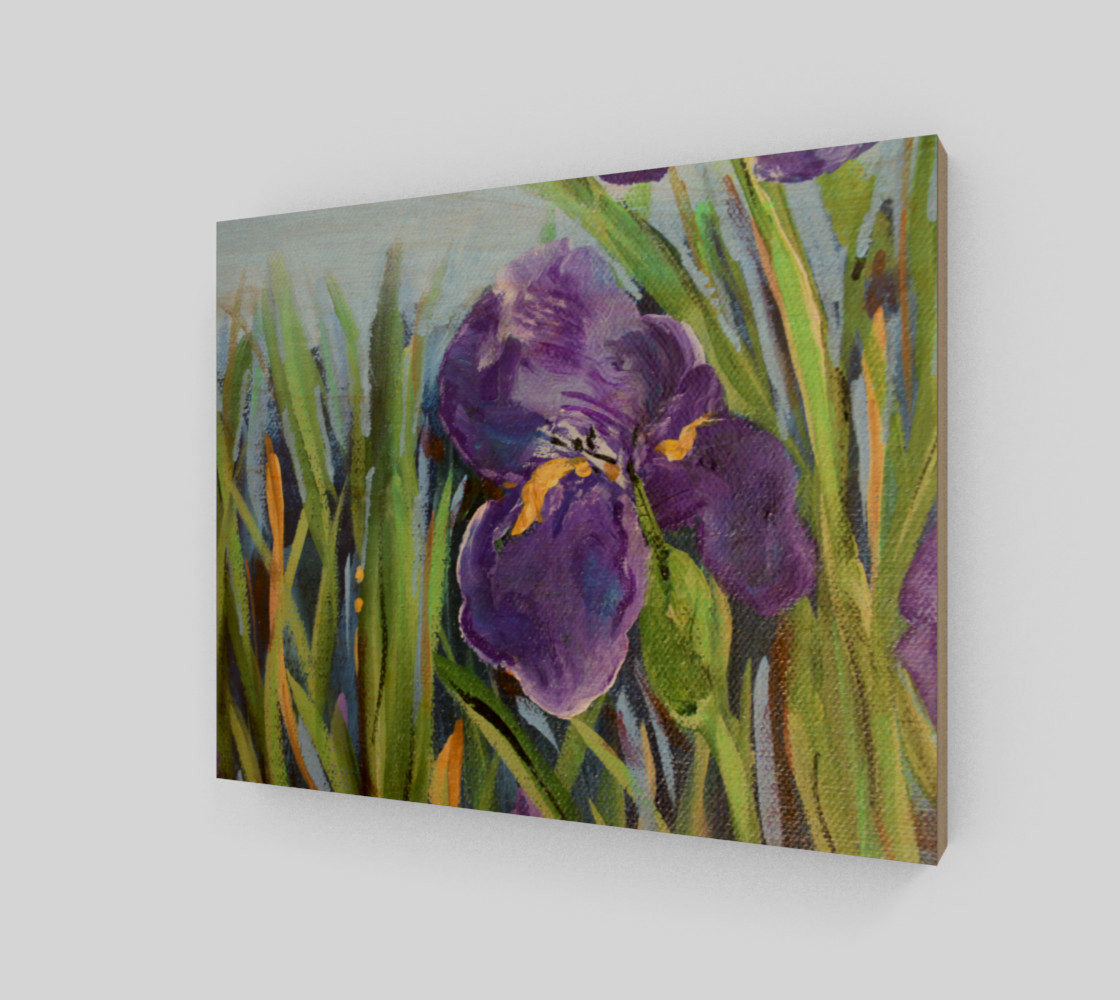Purple Iris 10 x 8 3D preview