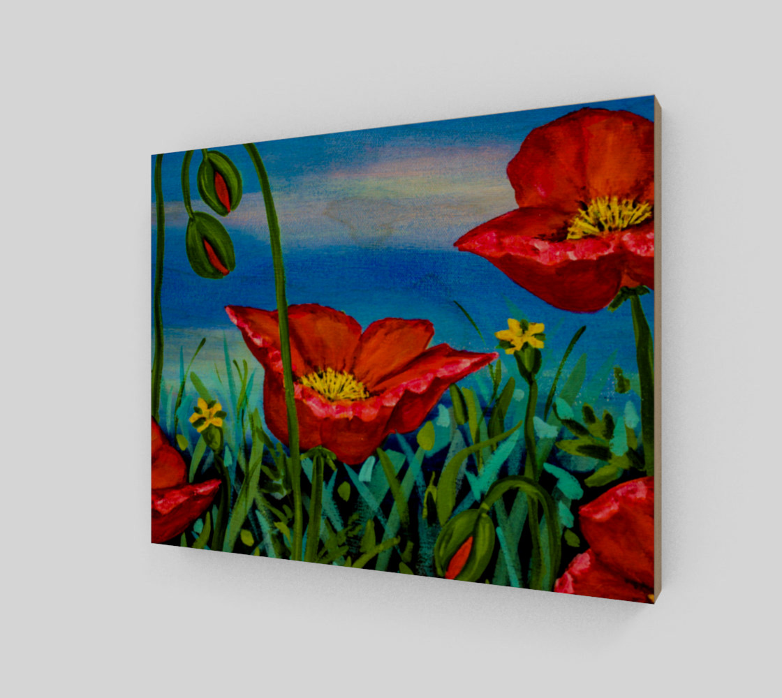 Red Poppies 10 x 8 thumbnail #2