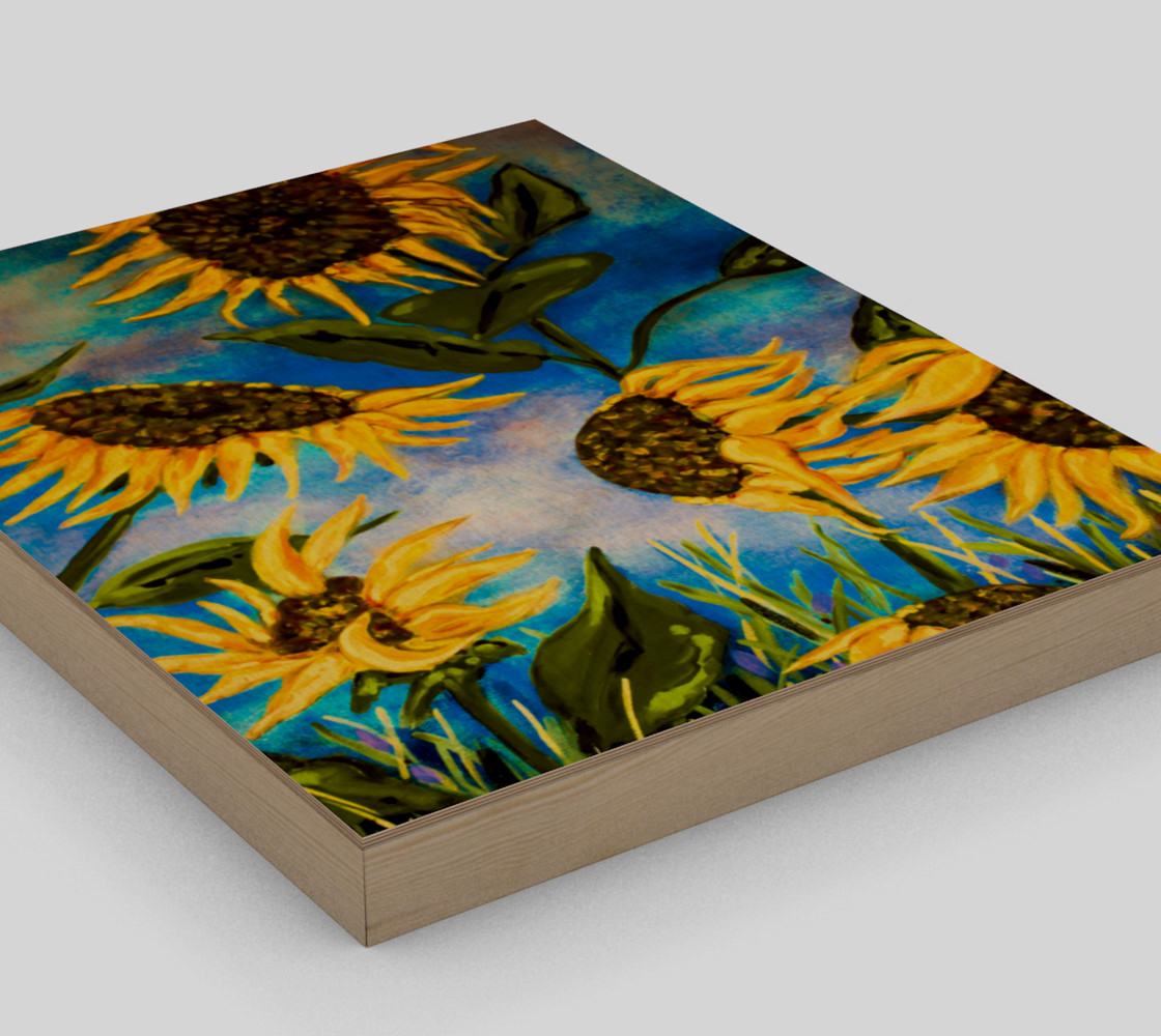 Vibrant Sunflowers 8 x 10 preview #3