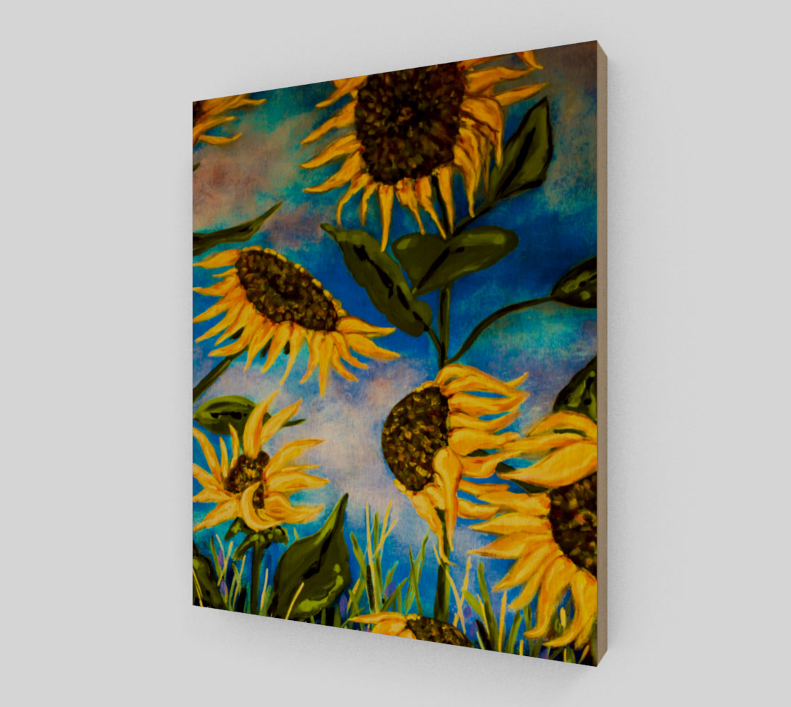 Vibrant Sunflowers 8 x 10 thumbnail #2