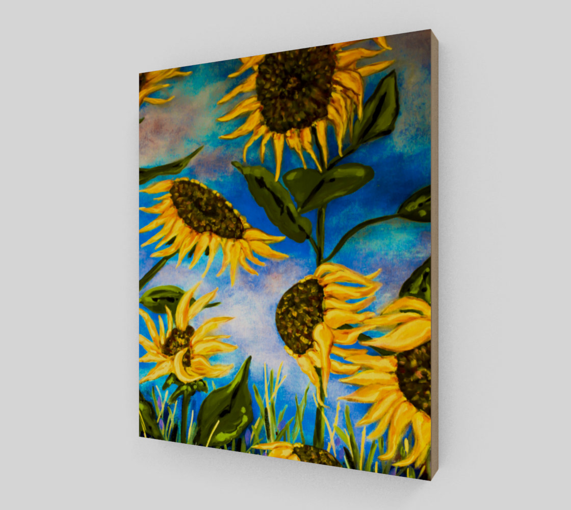Vibrant Sunflowers 8 x 10 preview #2