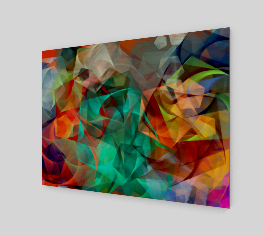 Abstract 3540 Wood Print 3D preview