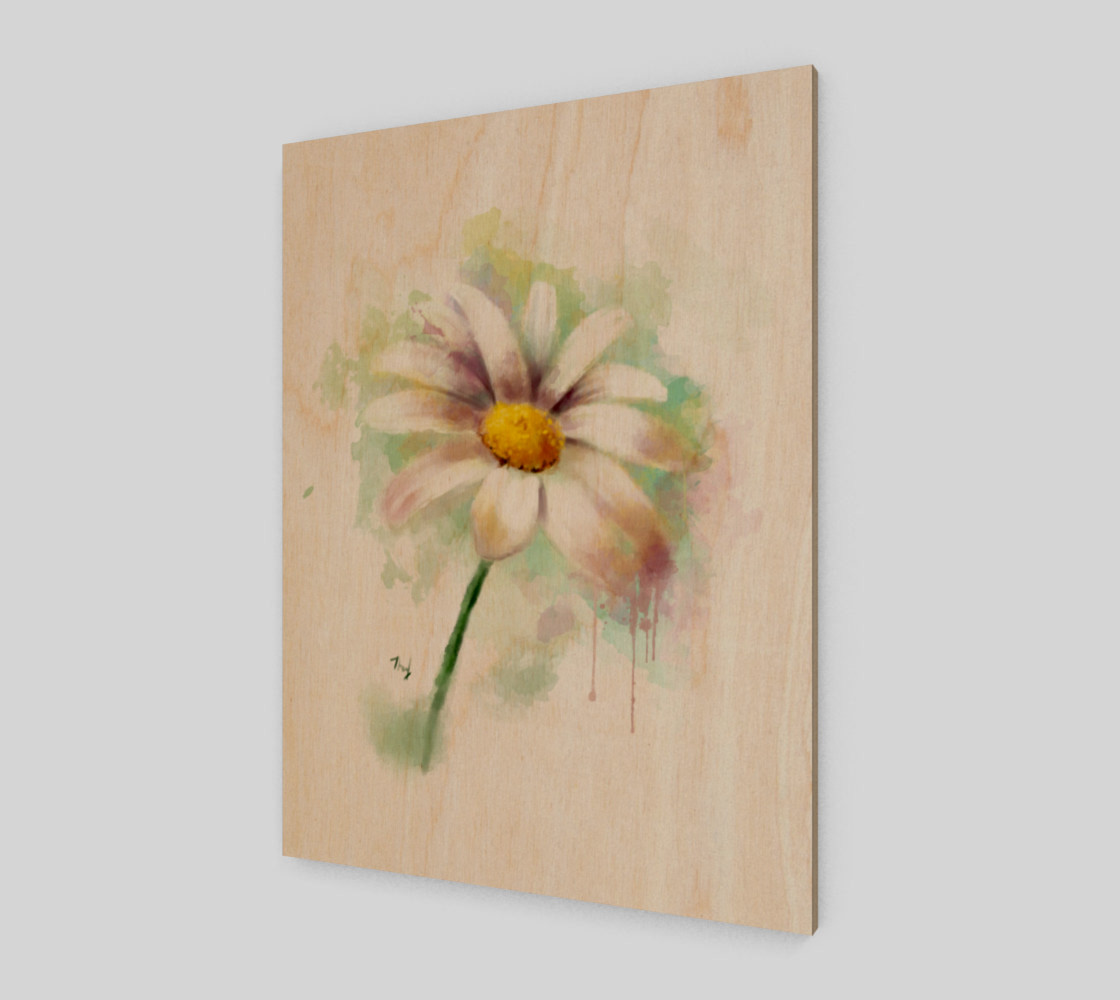 Watercolor daisy preview #1