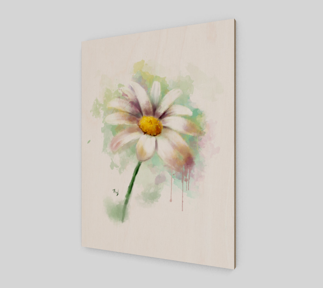 Watercolor daisy preview #2