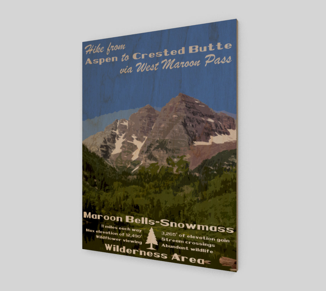 Aspen to Crested Butte art print preview #1