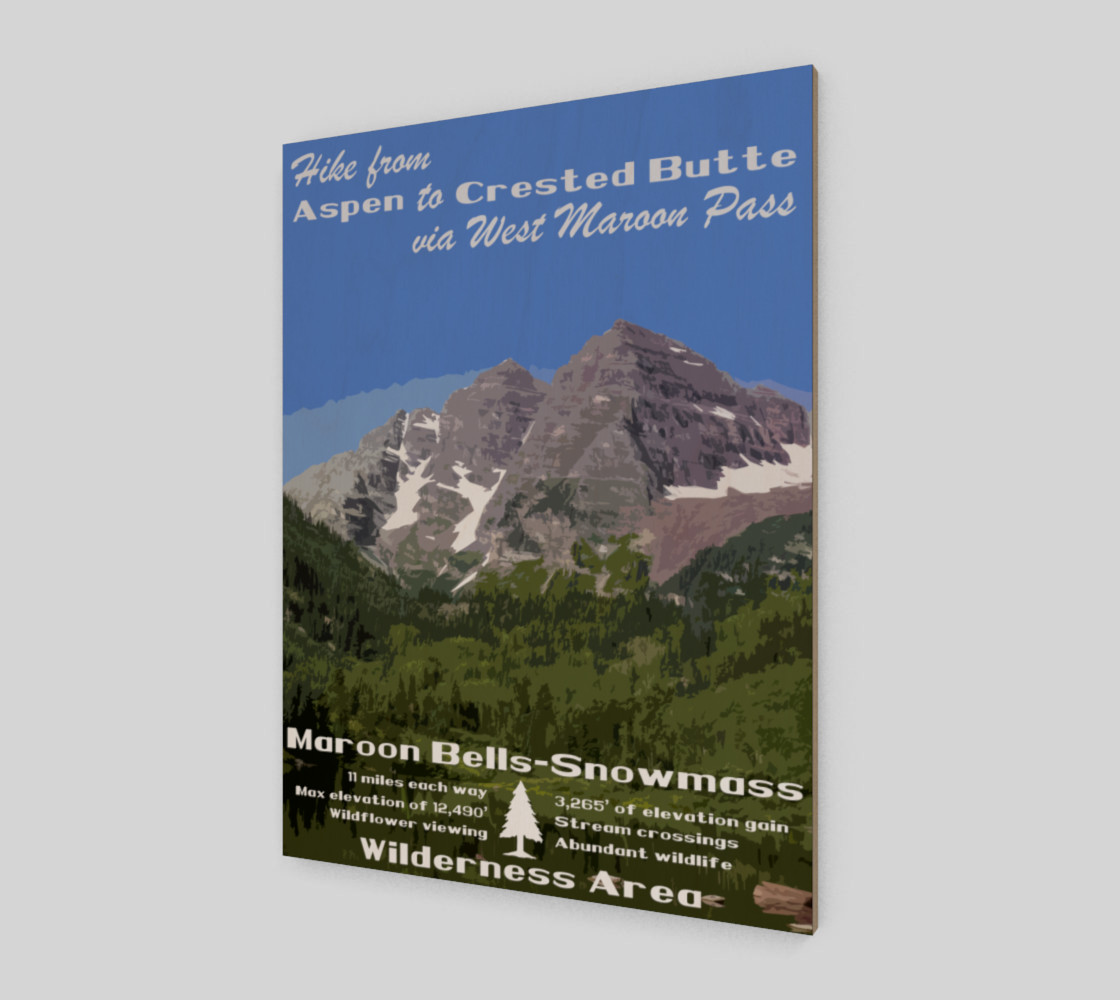 Aspen to Crested Butte art print preview #2