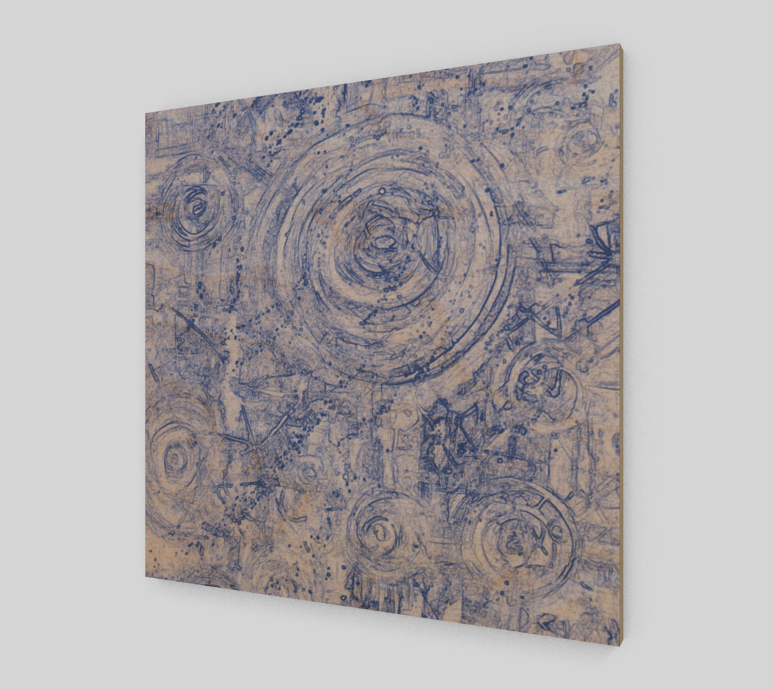 Blue and White Circles preview #1