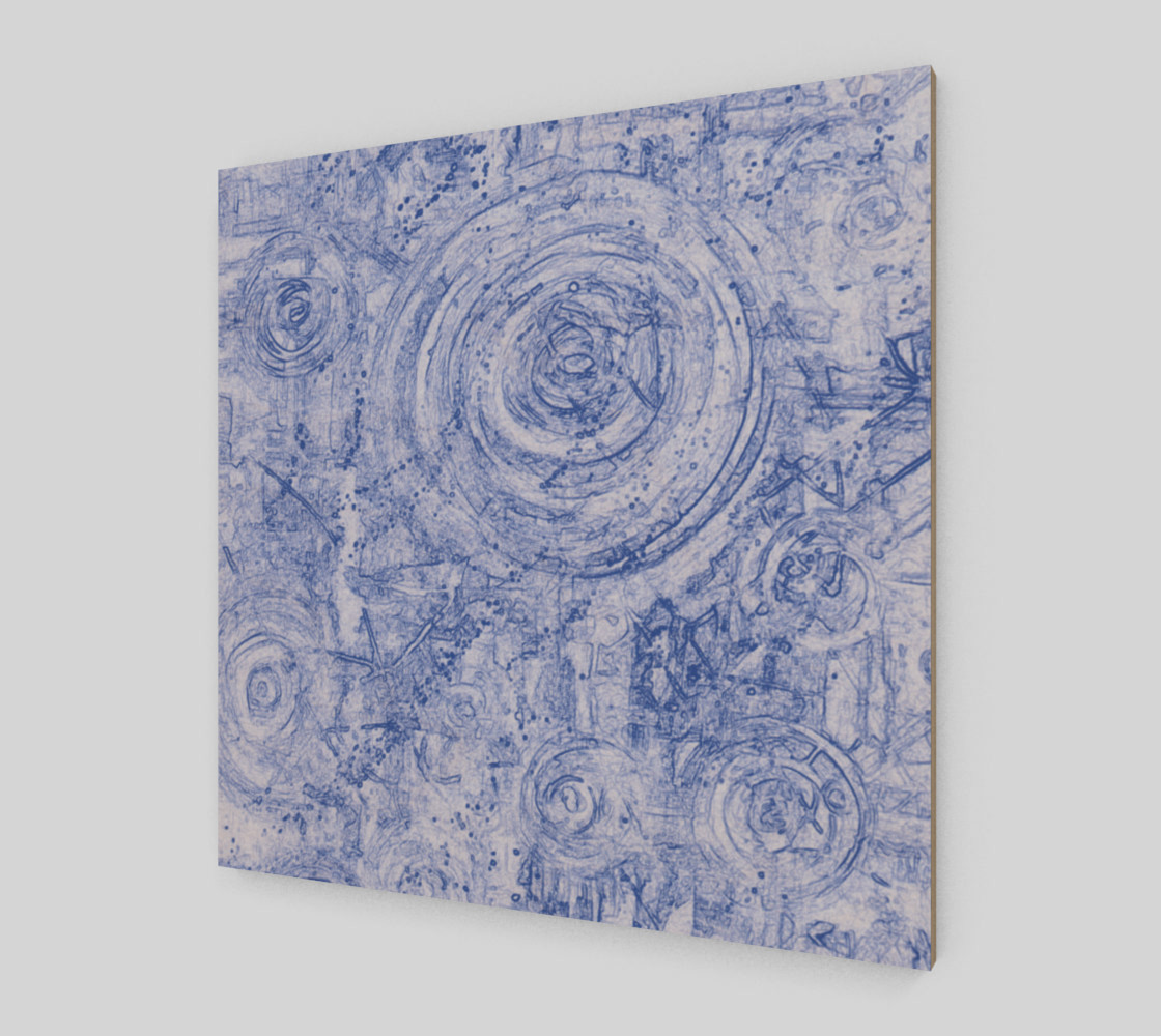 Blue and White Circles preview #2