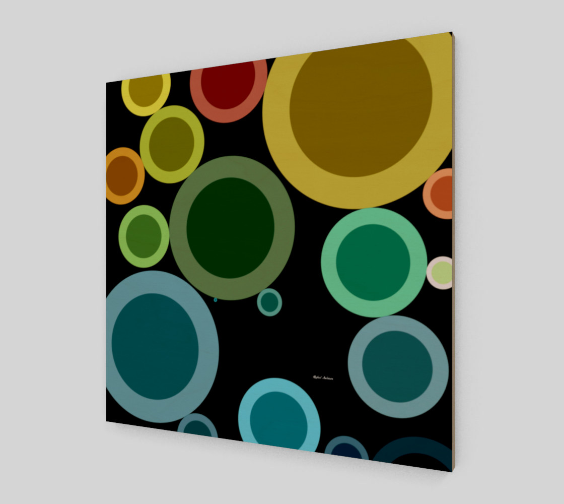 Orbit Wood Print preview #2