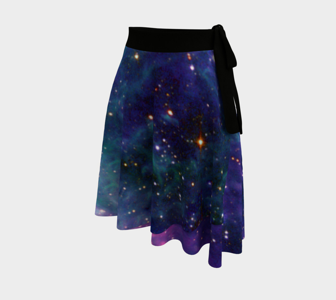 Stars in the Tarantula Nebula Enhanced Blue Wrap Skirt, AOWSGD preview #2
