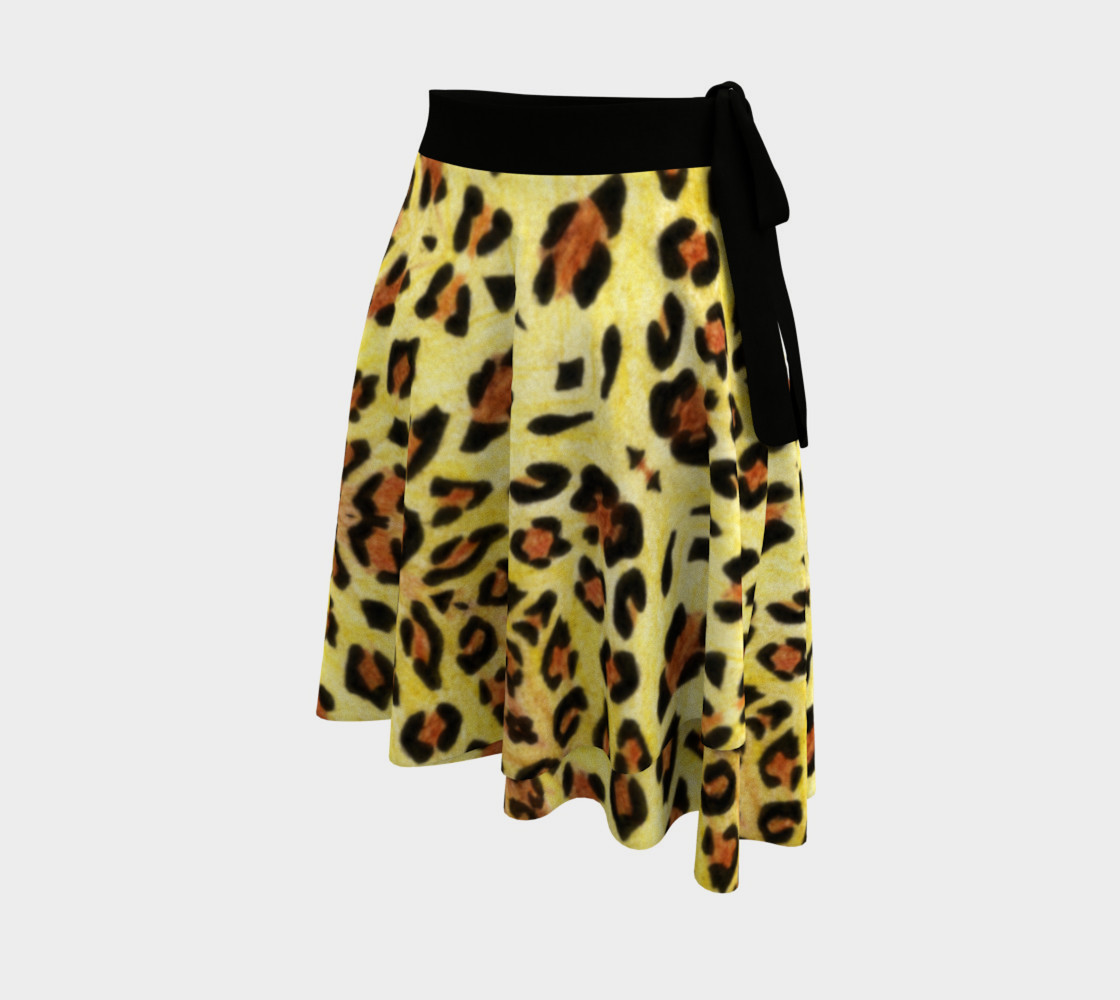 Aperçu de Leopard print Wrap Skirt #2