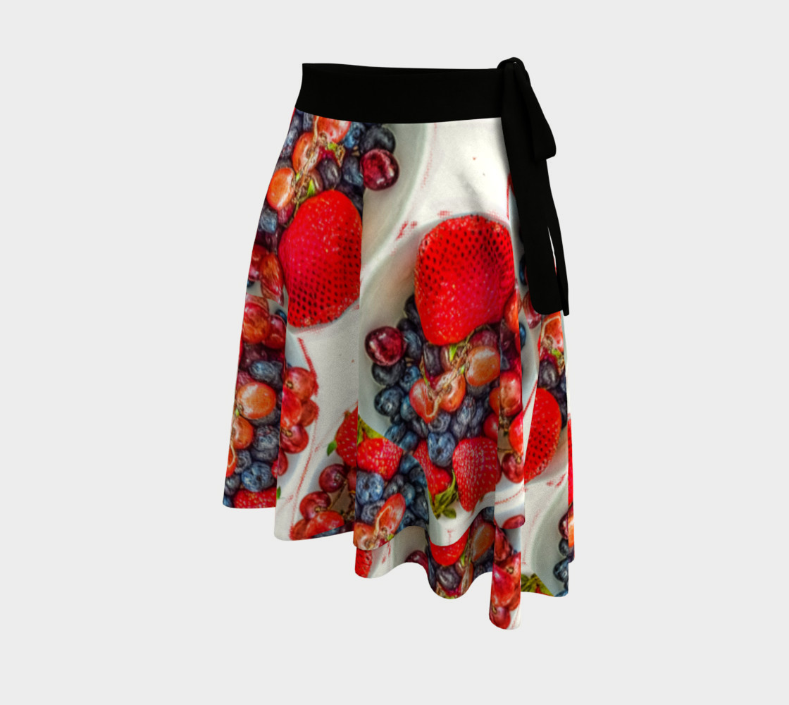 Aperçu de Fruit Bowl Wrap Skirt #2