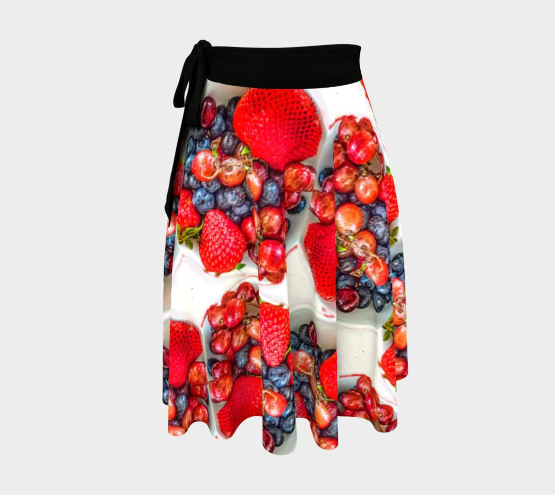Aperçu de Fruit Bowl Wrap Skirt  #1