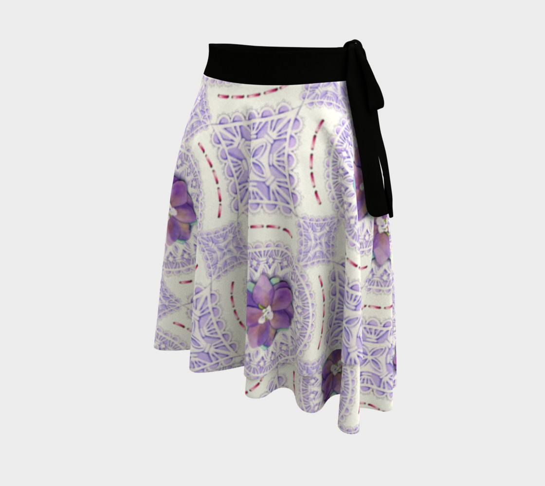 Victorian Violet Circle Skirt preview #2