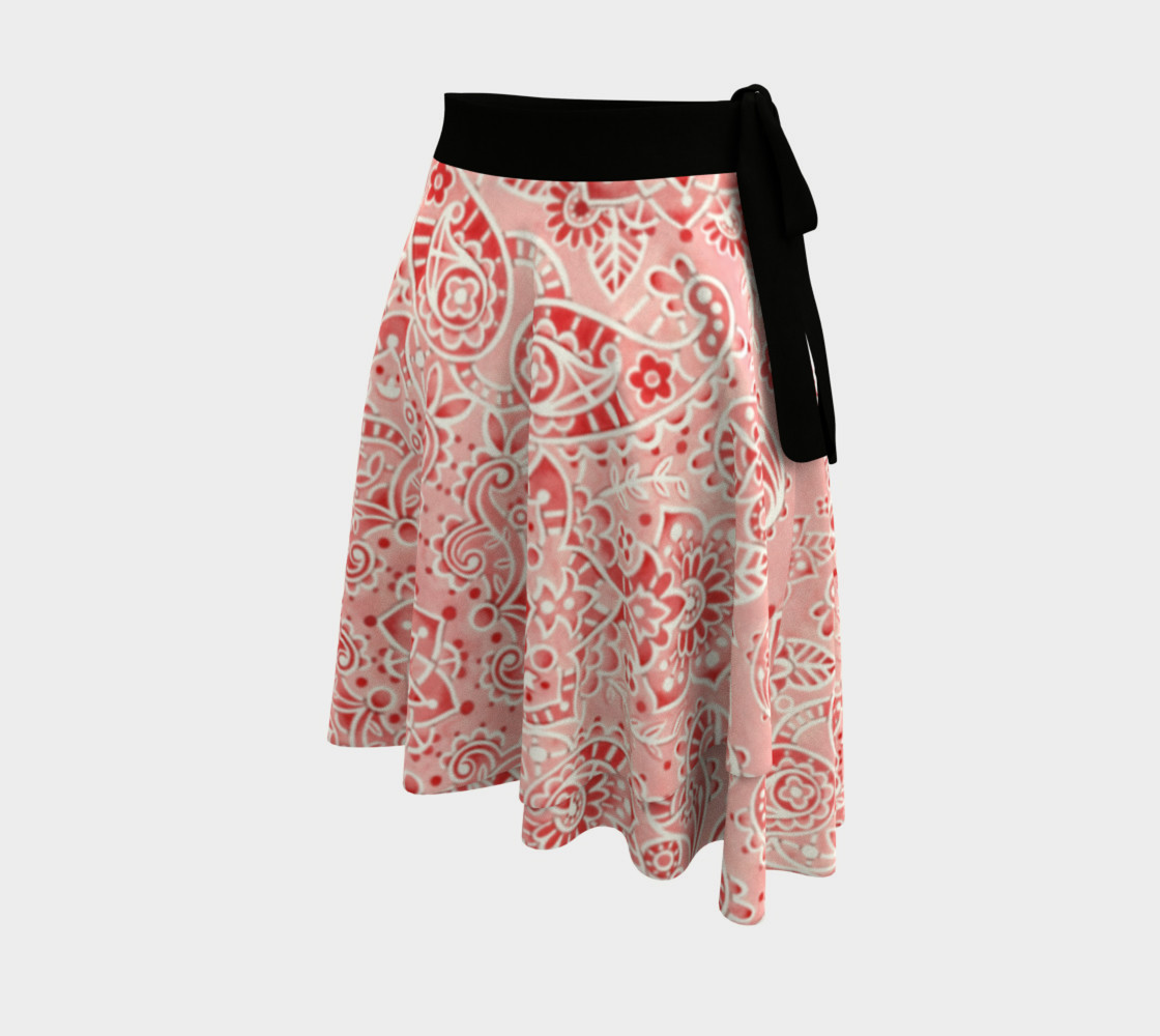 Pink Paisley Circle Skirt preview #2