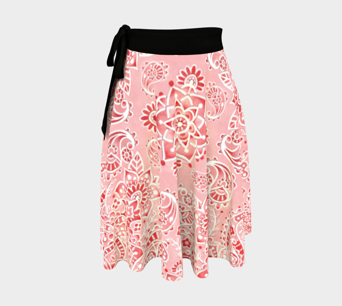 Pink Paisley Circle Skirt preview #1