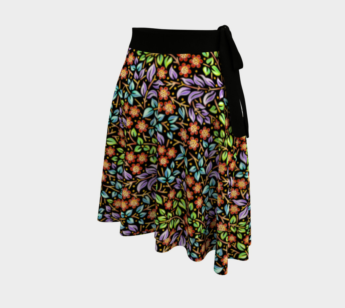 Filigree Floral Ditsy Circle Skirt preview #2