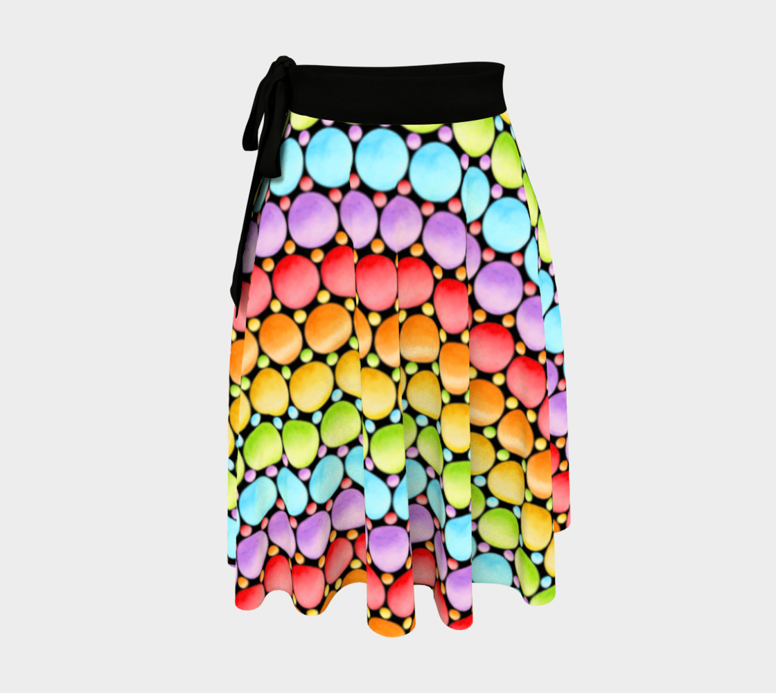 rainbow skirt circle