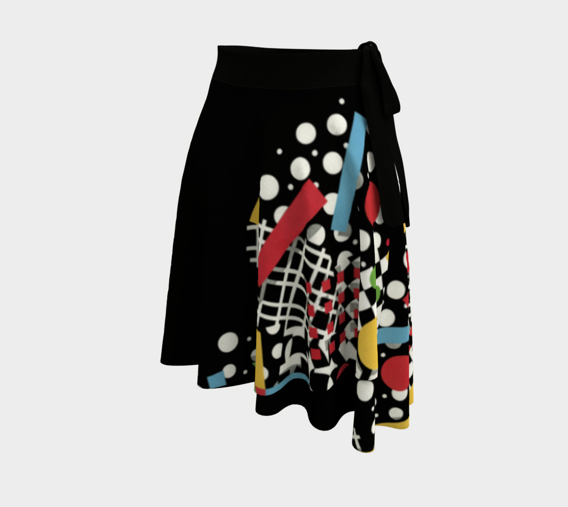 Ticker Tape Placement Circle Skirt preview #2