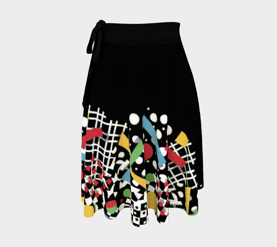 Ticker Tape Placement Circle Skirt preview #1