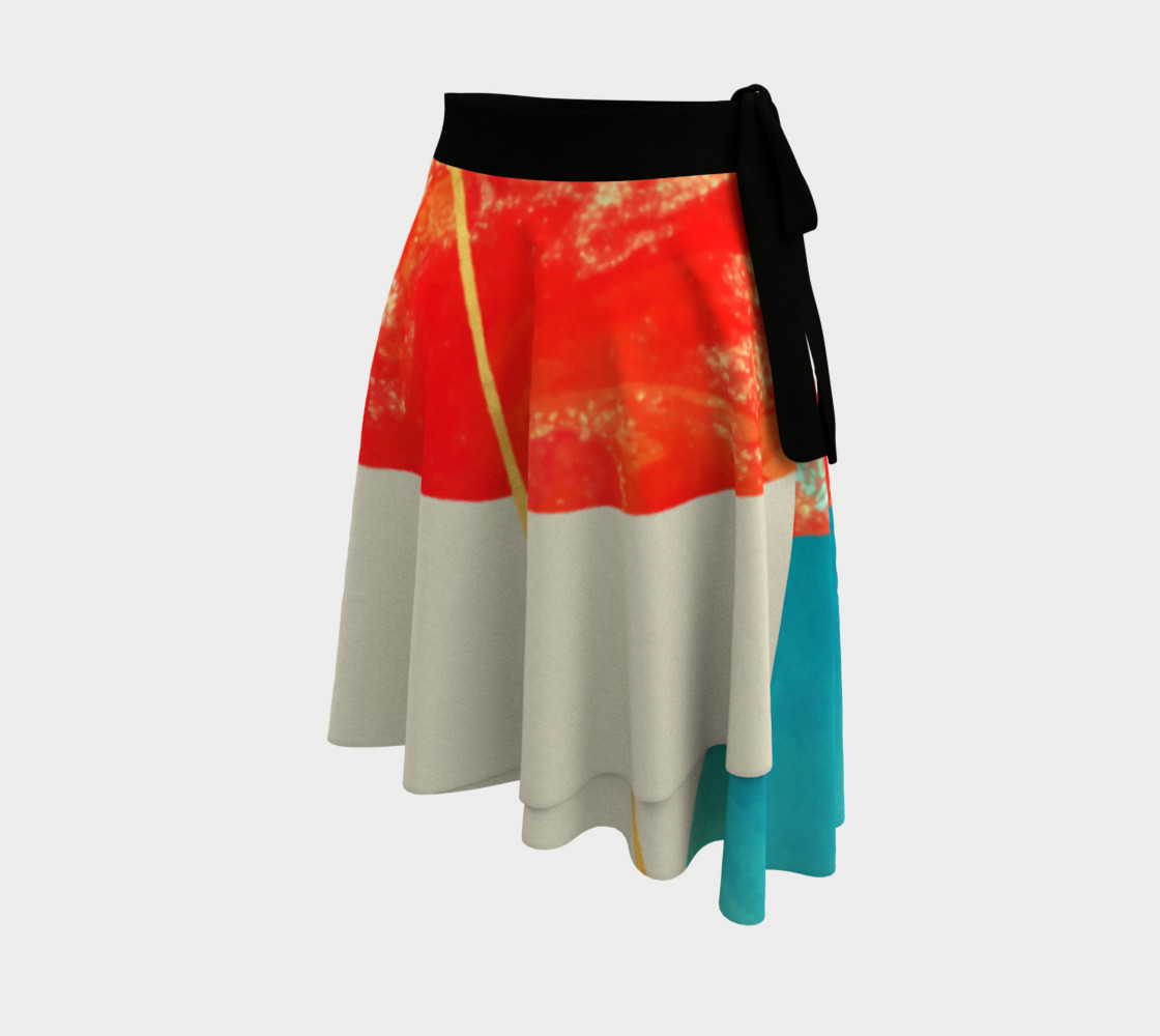 Earth & Sea Wrap Skirt Miniature #3