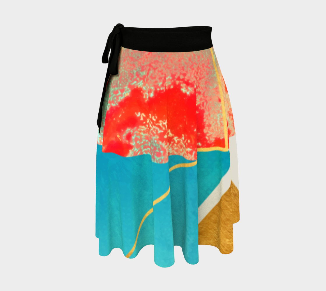 Aperçu 3D de Earth & Sea Wrap Skirt