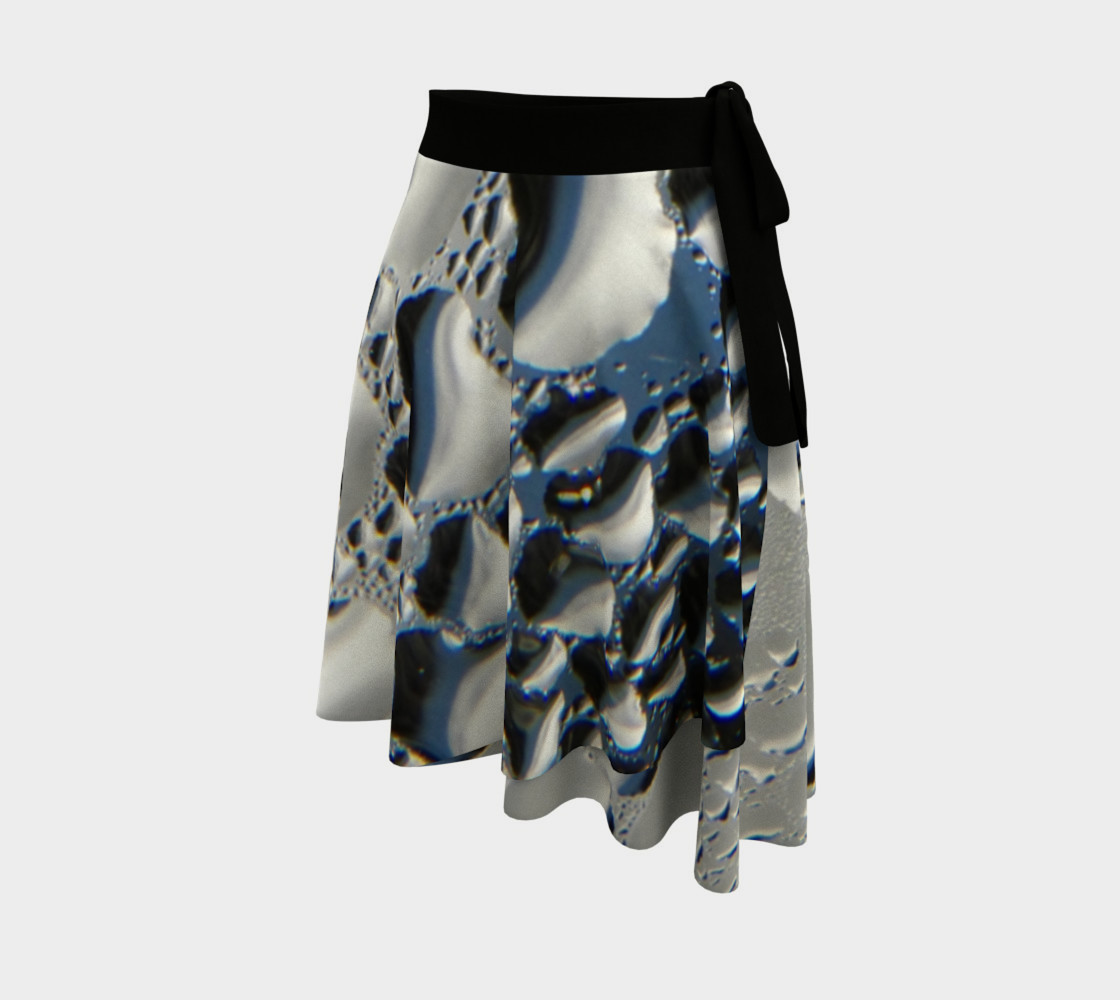 Silver Condensation Wrap Skirt thumbnail #3