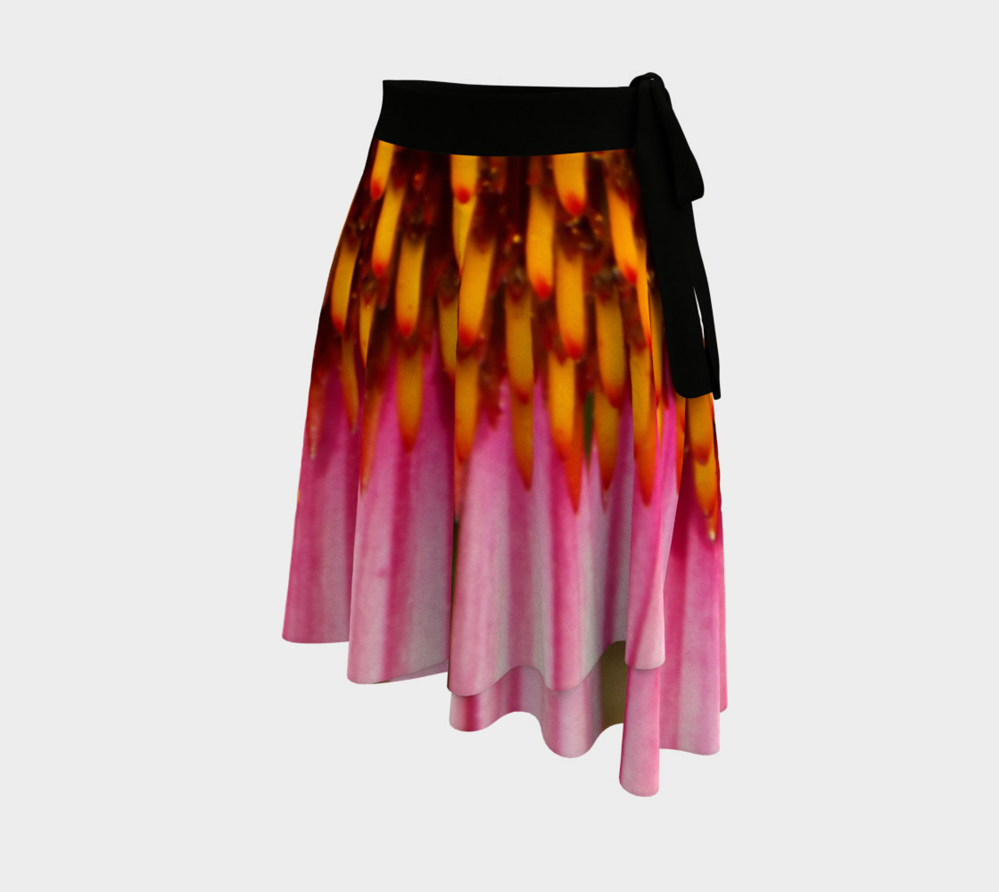 Looking Down the Cone Flower Wrap Skirt Miniature #3