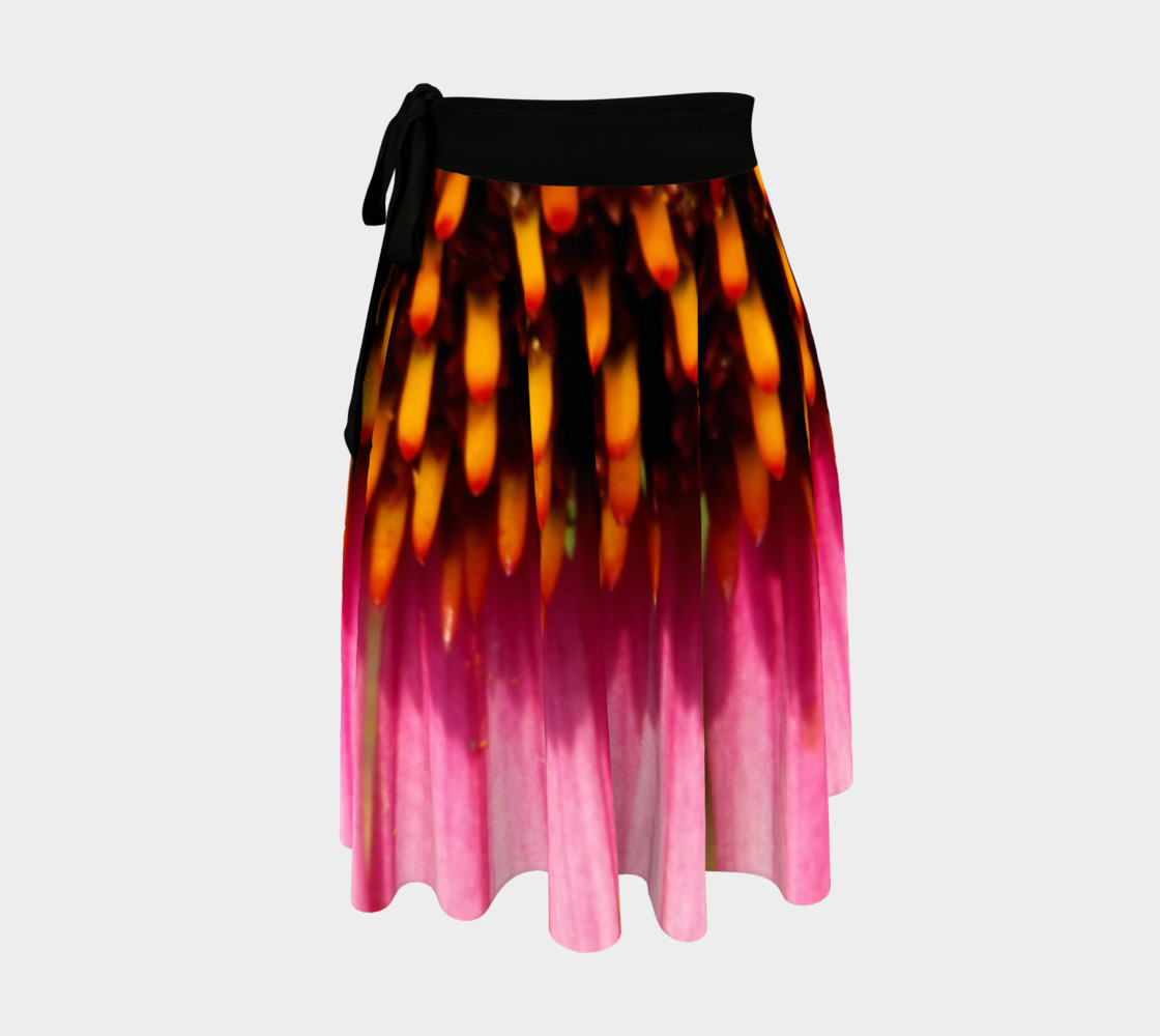 Aperçu de Looking Down the Cone Flower Wrap Skirt #1