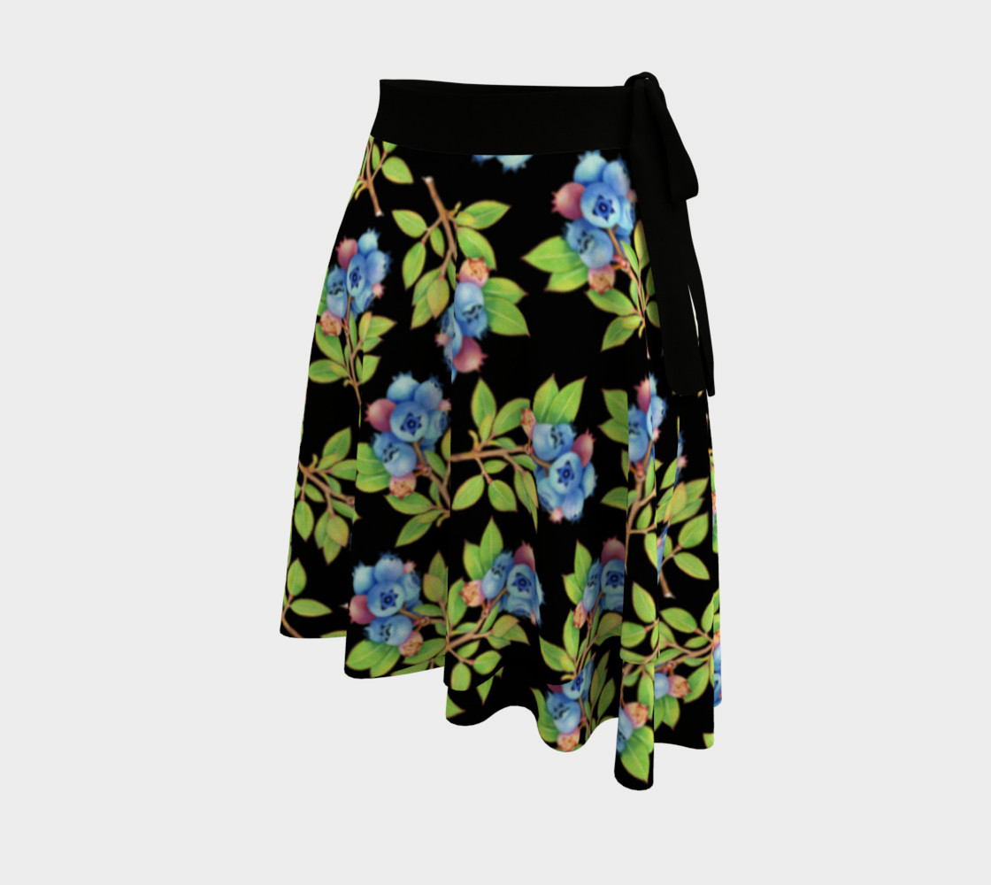 Aperçu de Blueberry Sprigs Circle Skirt #2