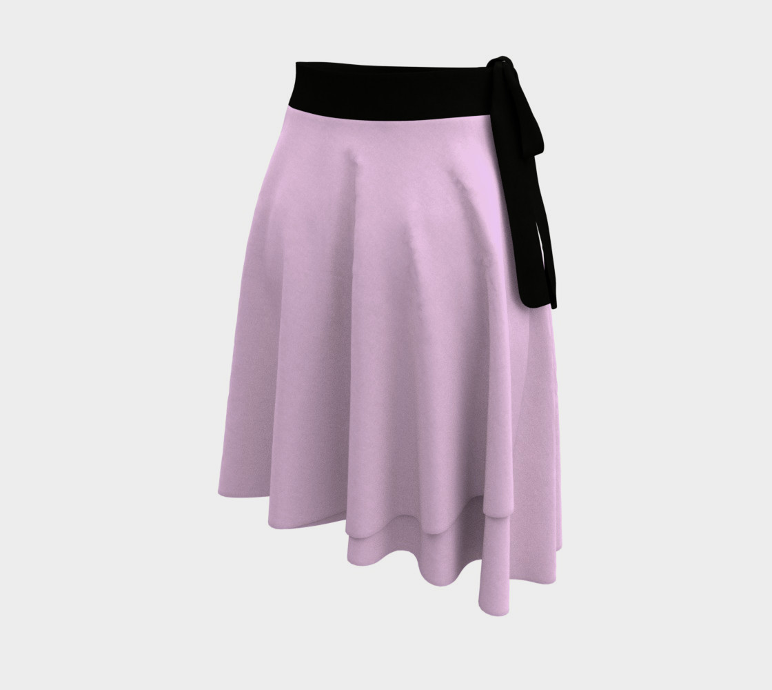 Aperçu de Mauve Color Wrap Skirt, AOWSGD #2