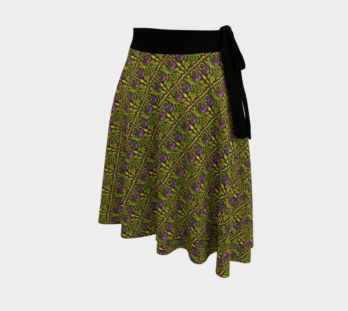 Aperçu de Arts and Crafts Rose Wrap Skirt #2