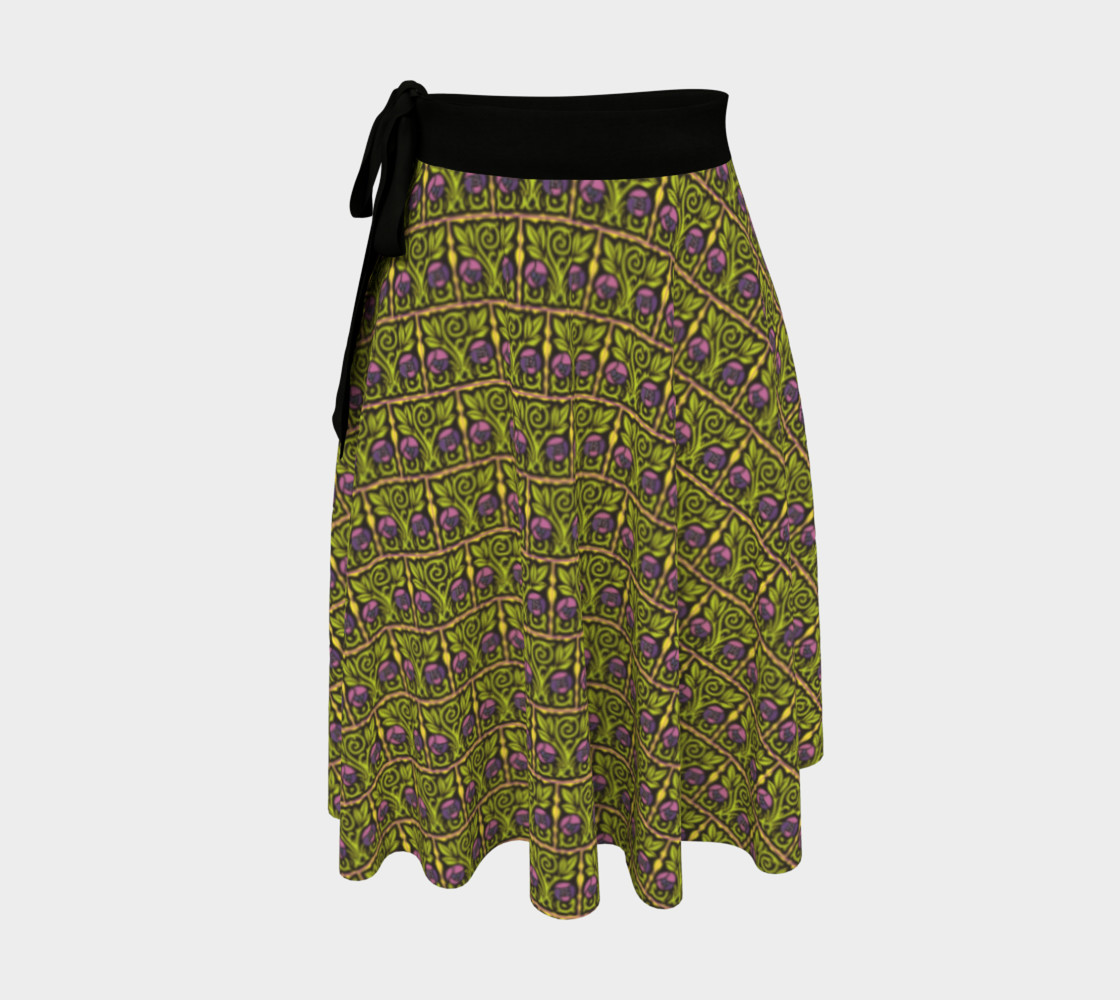 Aperçu de Arts and Crafts Rose Wrap Skirt #1