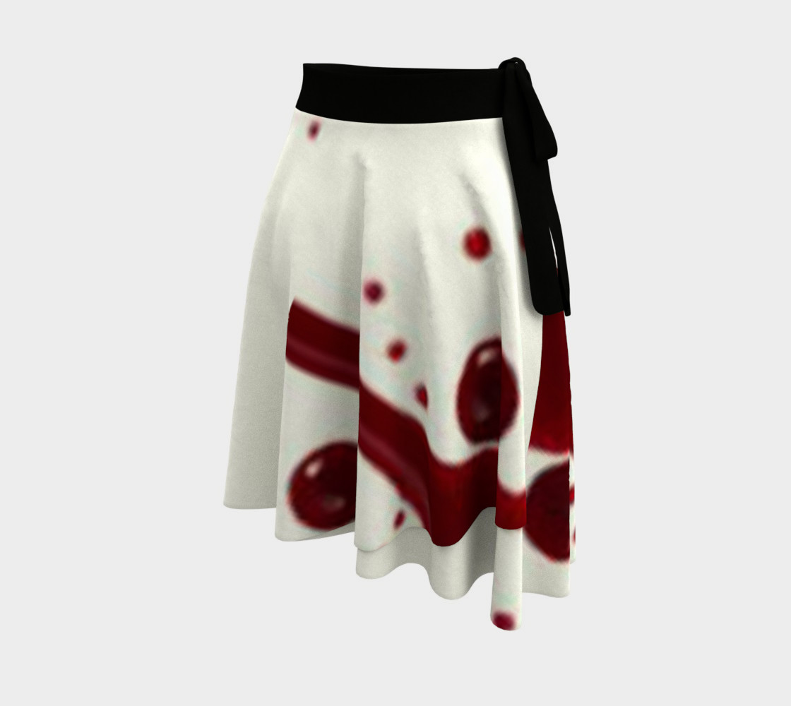 Blood Splatter four wrap skirt preview #2