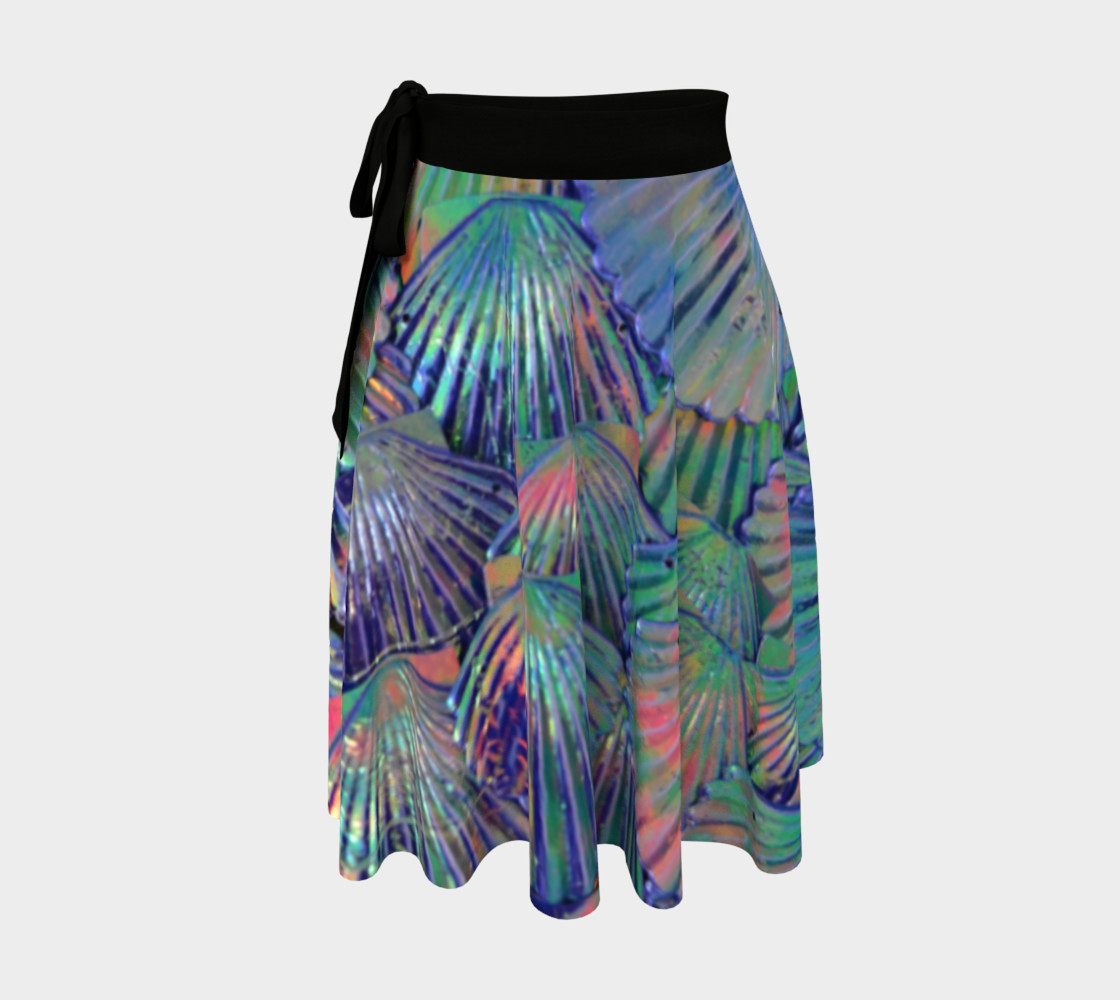 Opal Large-Scale Mermaid Wrap Skirt preview #1