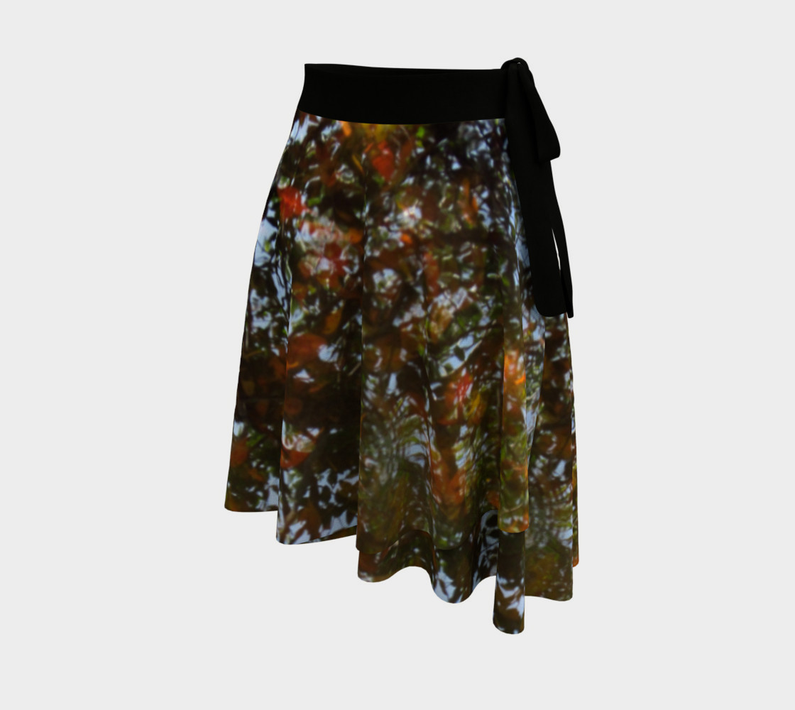 Ripple and Leaf Wrap Skirt preview #2