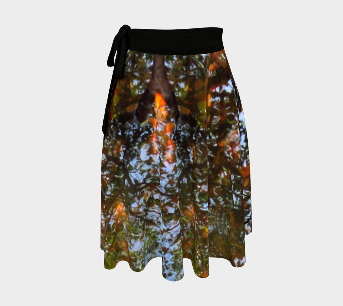 Ripple and Leaf Wrap Skirt preview #1