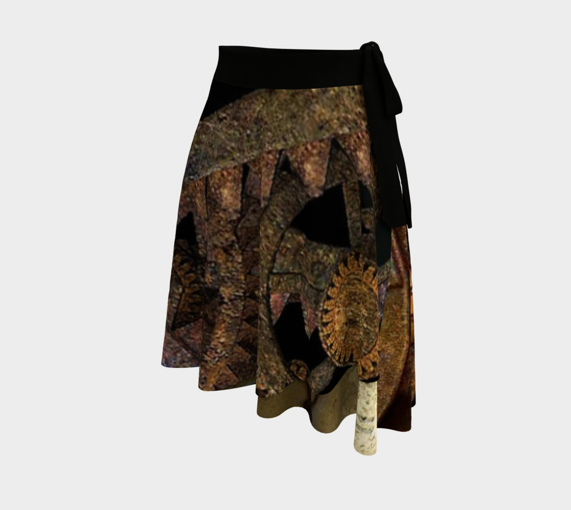 Steampunk Gears Wrap Skirt thumbnail #3