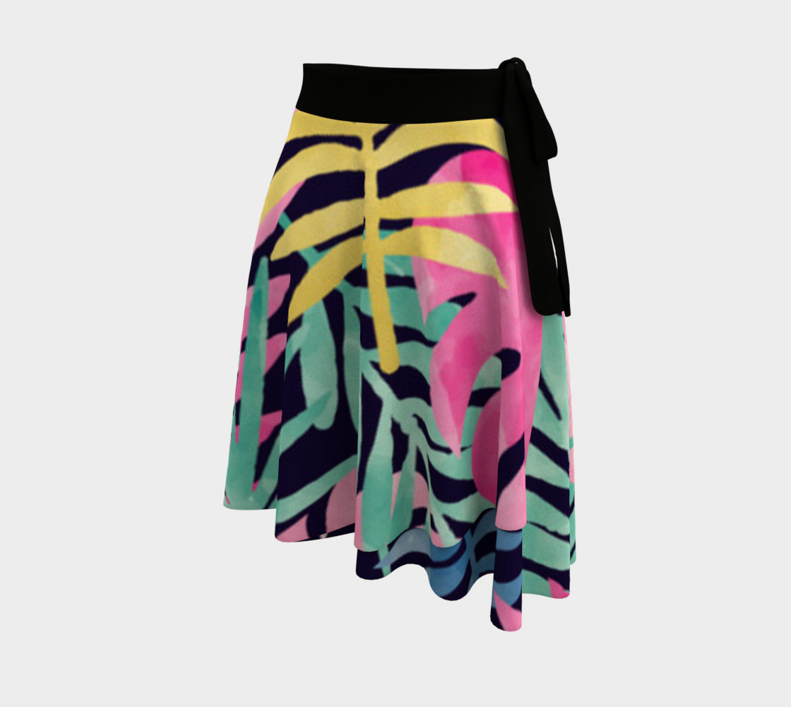 Tropical Leaves - Pink, Colorful preview #2