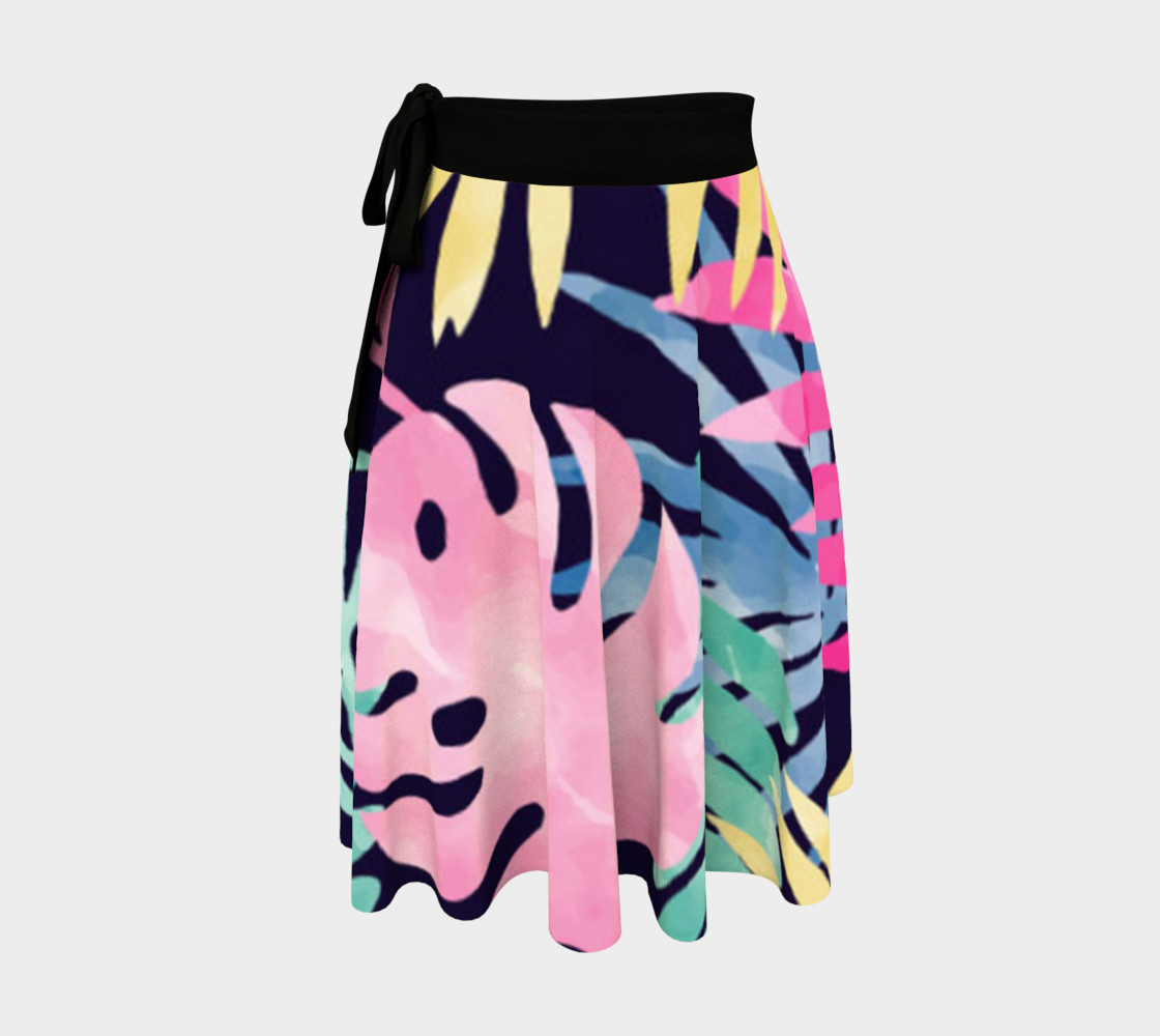 Tropical Leaves - Pink, Colorful preview #1
