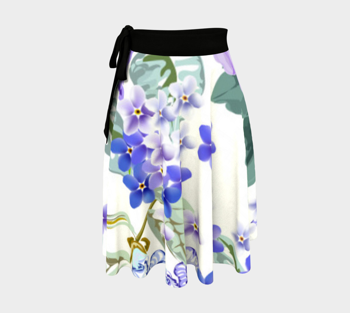 Aperçu de Lovely Lavender Floral Skirt #1
