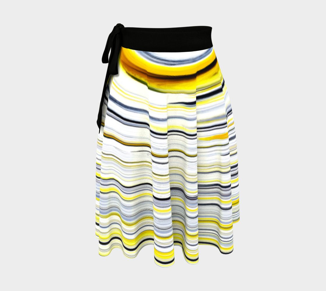 Yellow And Black Funky Swirl preview #1